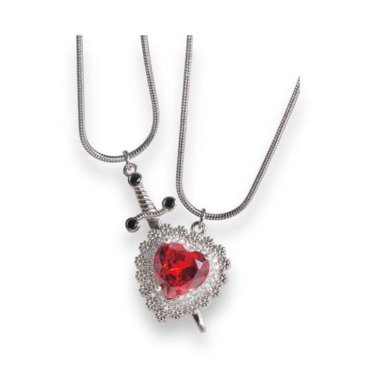 Bardos Sword & Heart Necklace